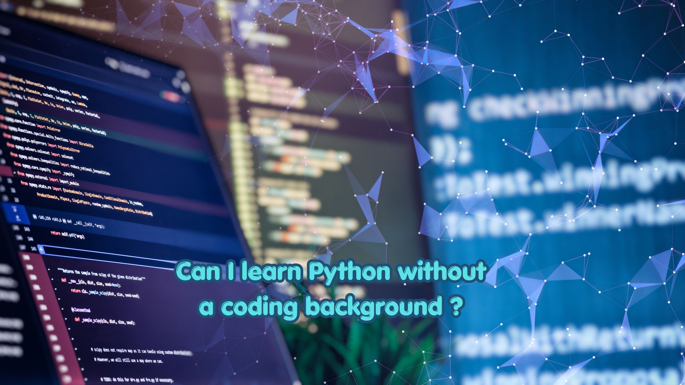 Can I learn Python without a coding background