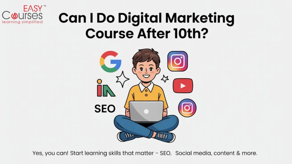 Digital marketing course after 10th