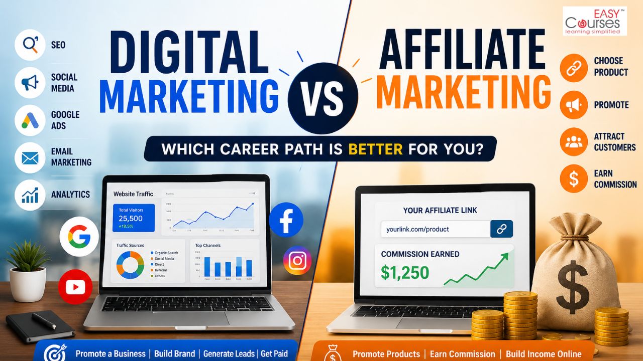 Digital Marketing vs Affiliate Marketing